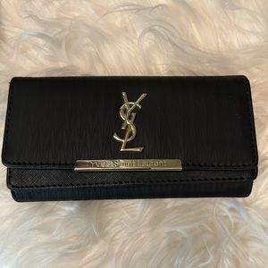 Black YSL wallet
